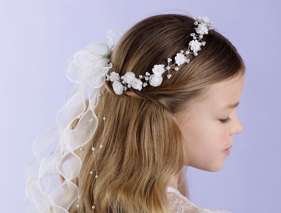 ¿Qué llevan las niñas para la primera comunión?