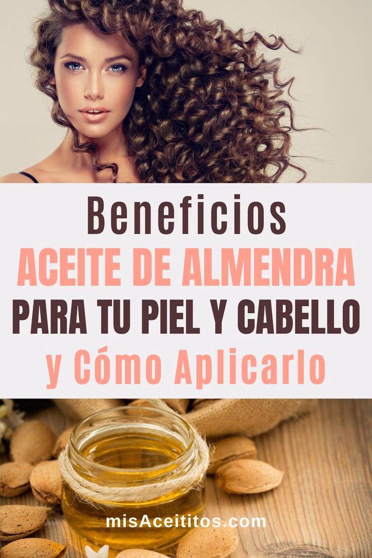 ¿El aceite de almendras es bueno para el cabello rizado?
