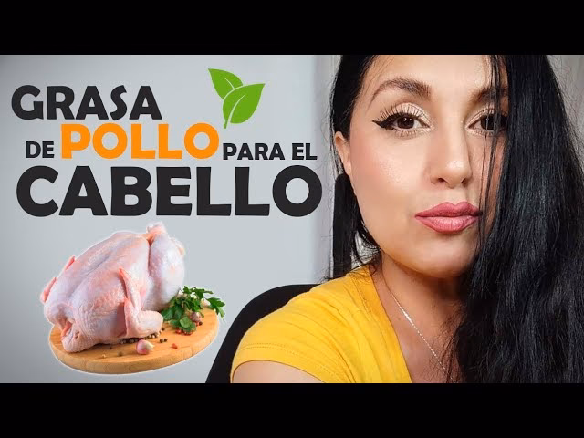 ¿El aceite de pollo es bueno para el cabello?