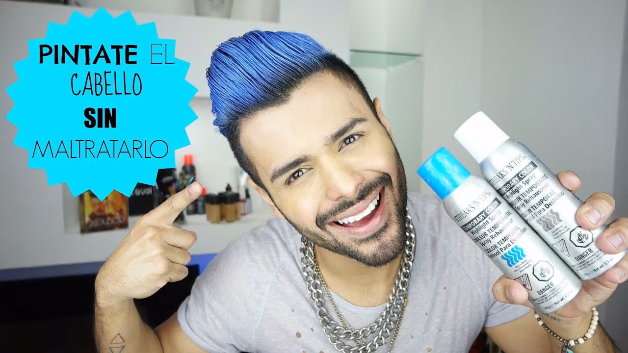 ¿La pintura en aerosol para el cabello se puede lavar?