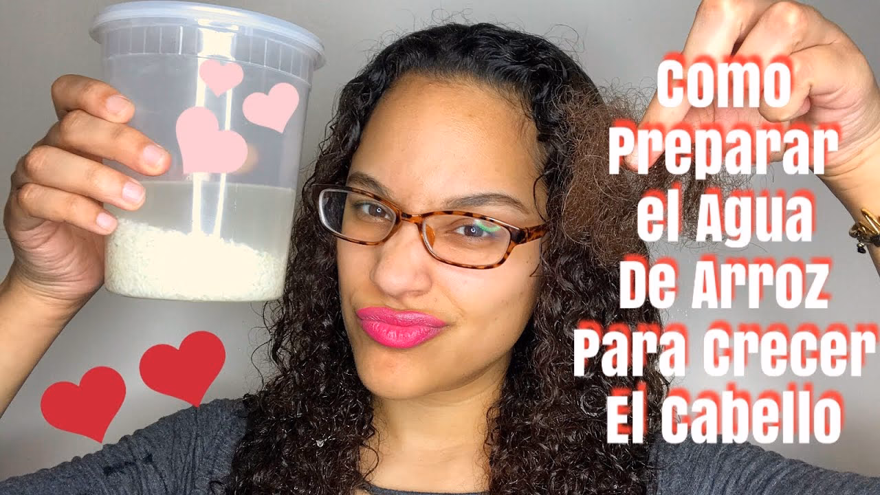 ¿Es mejor poner agua de arroz en el cabello húmedo o seco?