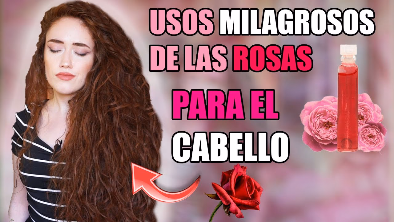 ¿Qué hace el agua de rosas en el cabello?