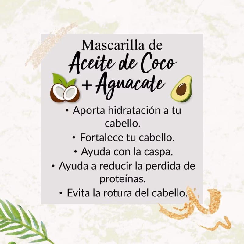 ¿Para qué sirve el aceite de coco y aguacate?
