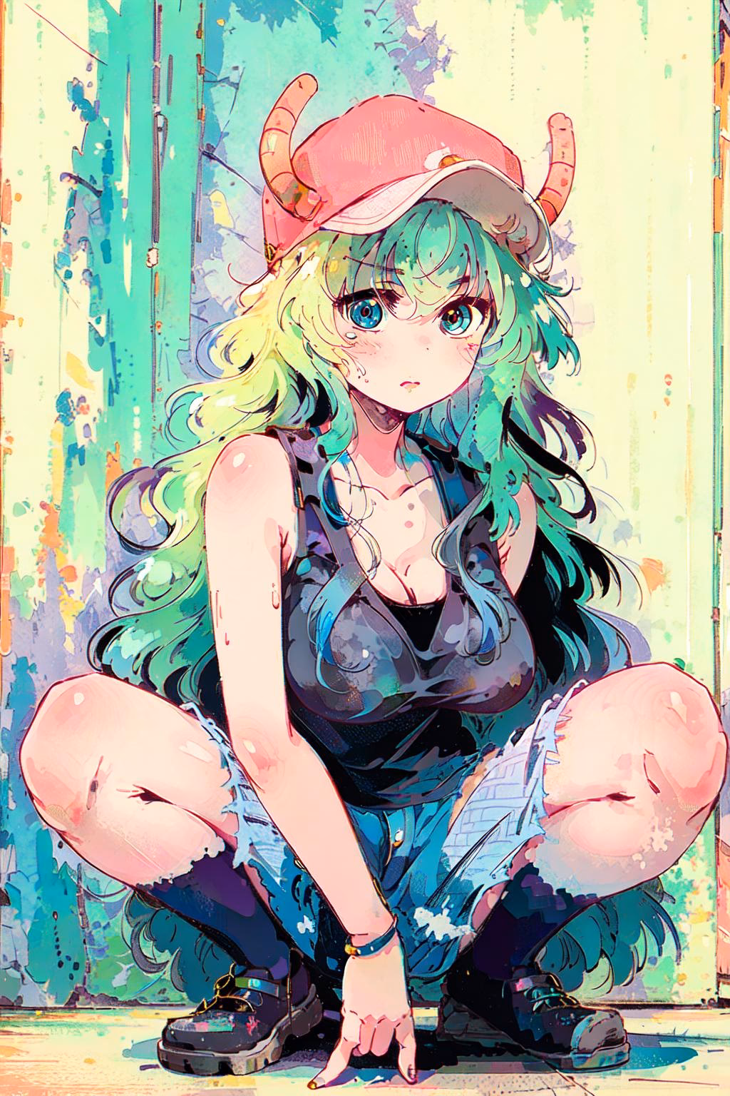 ¿Cómo se llama el anime donde sale una chica con cuernos?