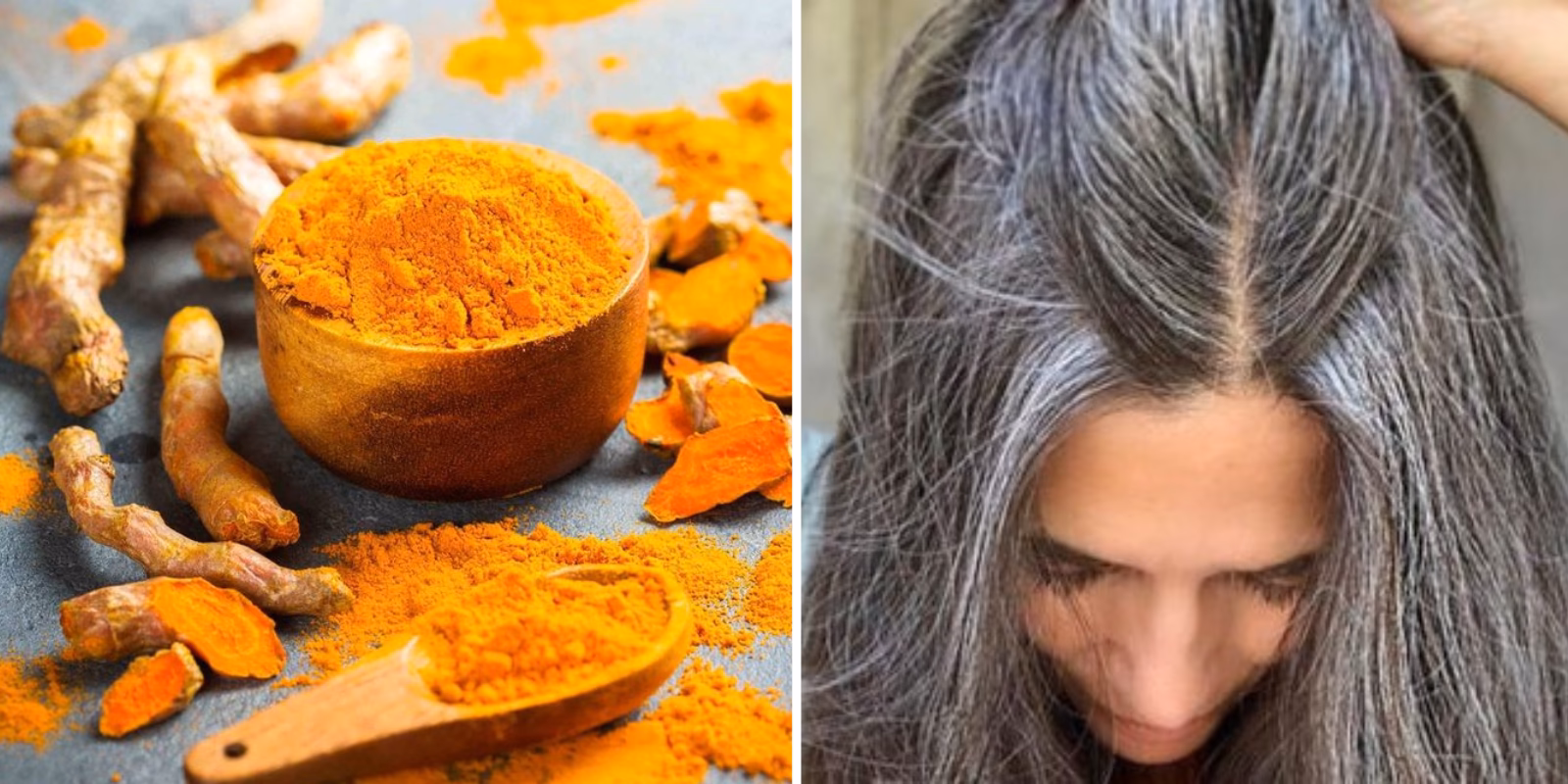 ¿Cómo queda el cabello con cúrcuma?