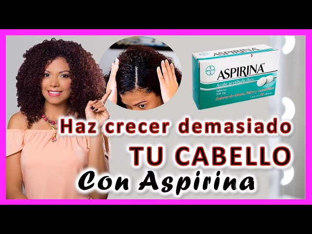¿Cómo usar la aspirina para el crecimiento del cabello?