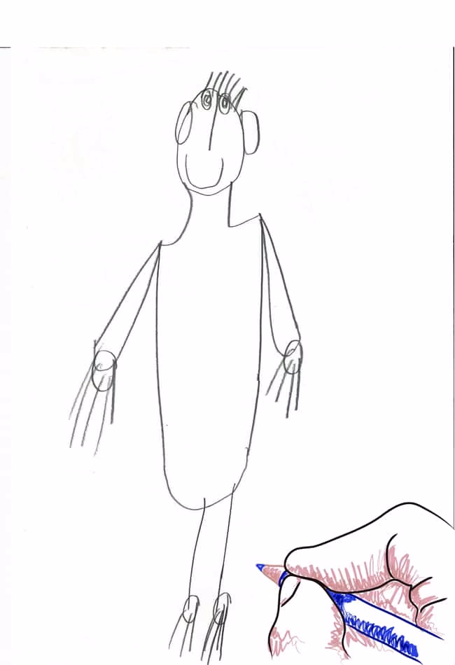 ¿Qué significan los ojos vacios en la figura humana?