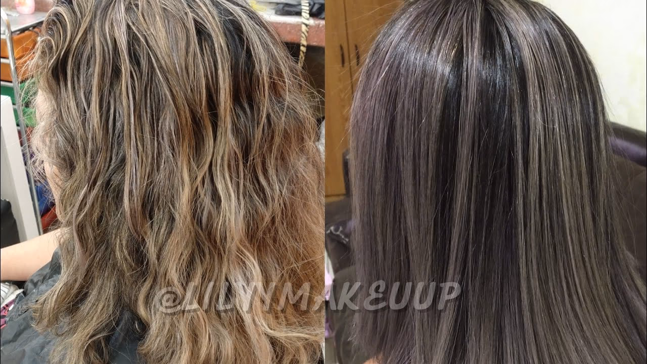 ¿Cómo se hace un baño de color de cabello?