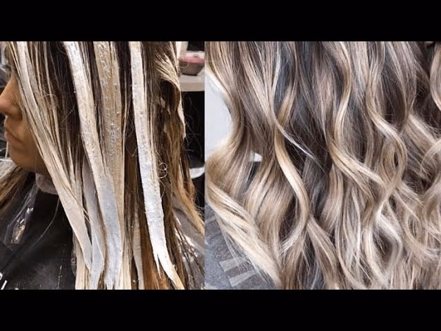 ¿Cómo se hace un barrido de color en el cabello?