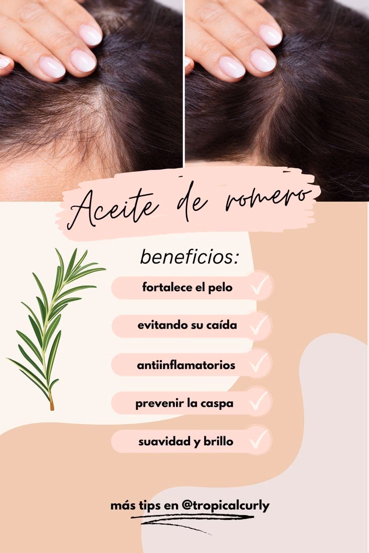 ¿Cuánto tiempo se puede dejar el aceite de romero en el cabello?