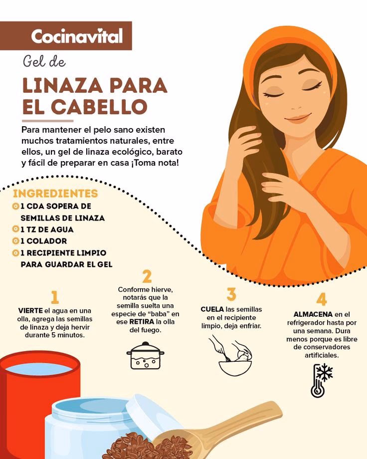 ¿Qué pasa si me pongo agua de linaza en el cabello?