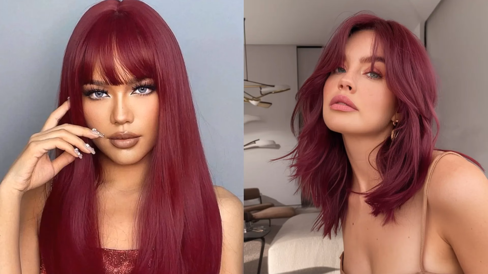 ¿Qué número de tinte es el tono borgoña?