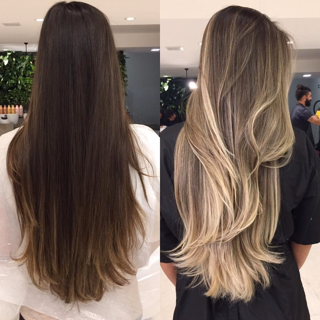 ¿Qué es el balayage en el cabello largo?