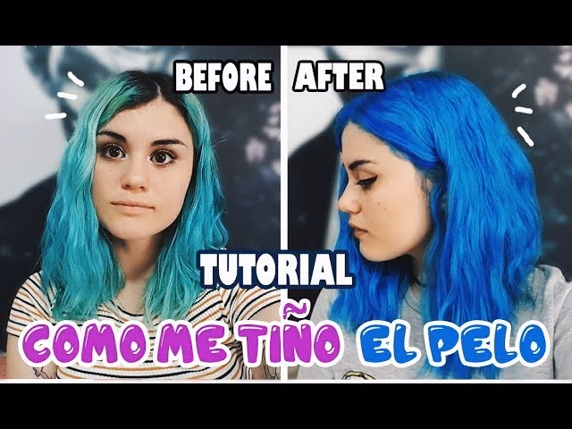 ¿Qué hace el decolorante azul en el cabello?