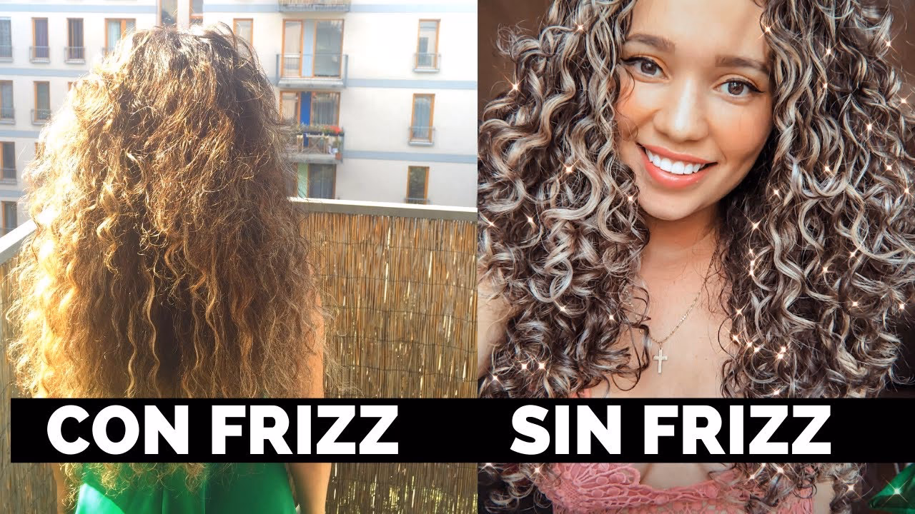 ¿Cómo cuidar el cabello rizado con frizz?