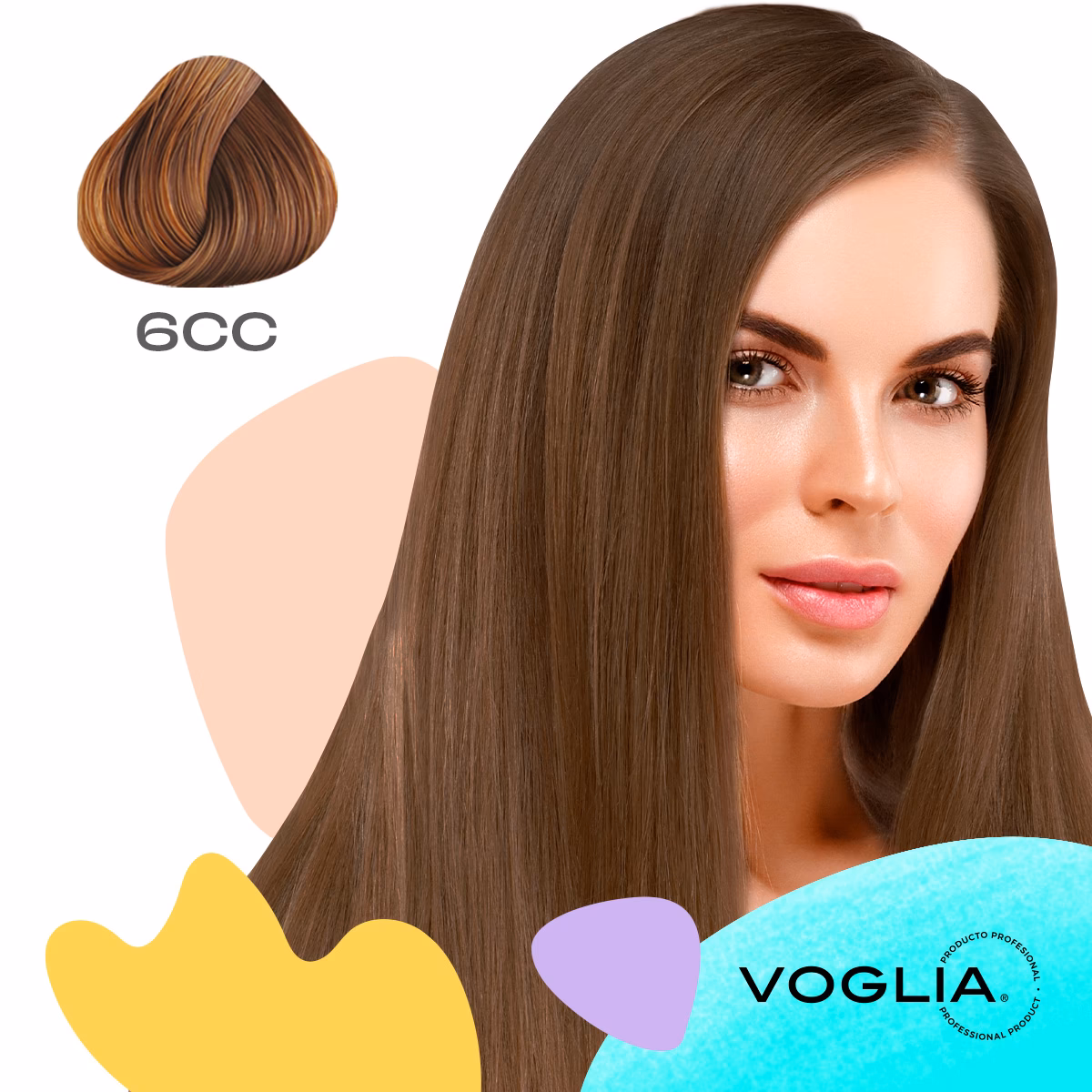 ¿Qué rubio le sienta bien al cabello oscuro?