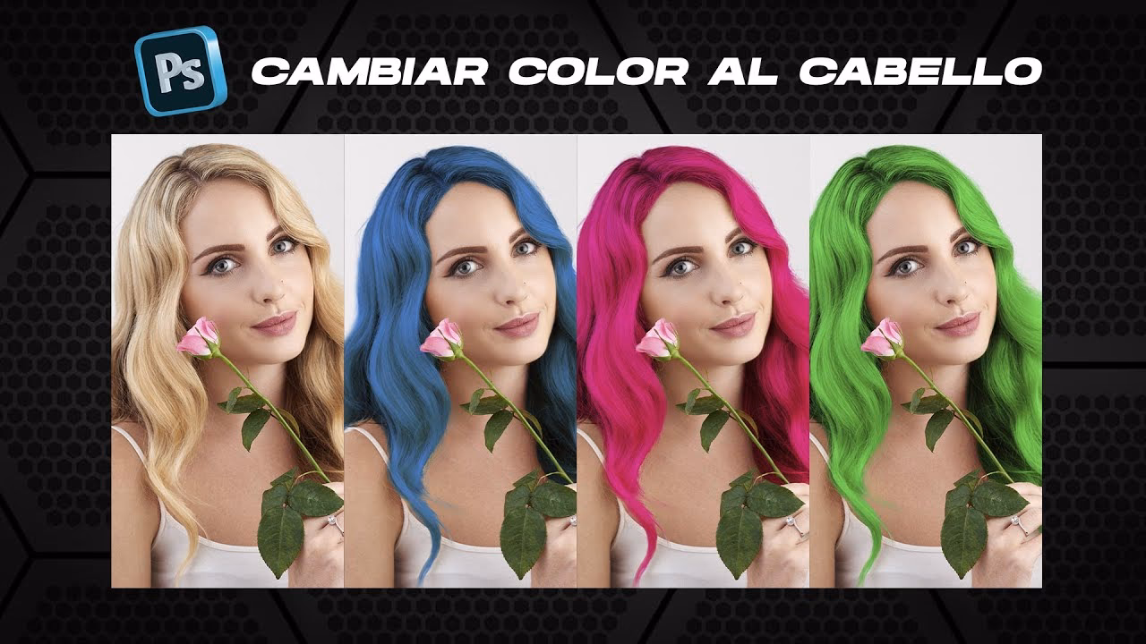 ¿Cómo cambiar el color del cabello en Photoshop?