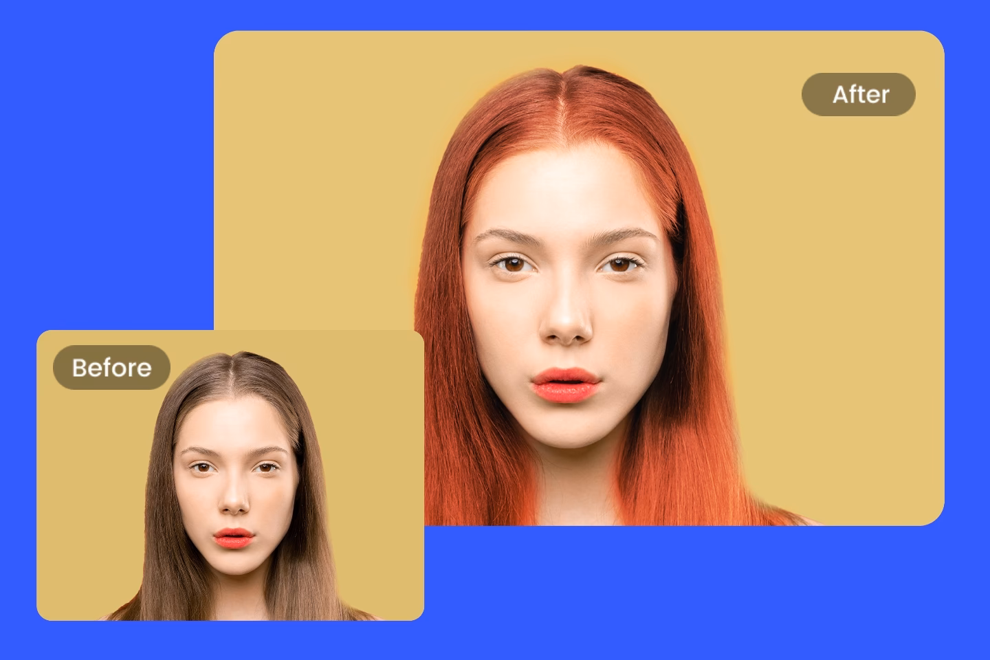 ¿Cómo se llama la aplicación para cambiar el color del cabello?