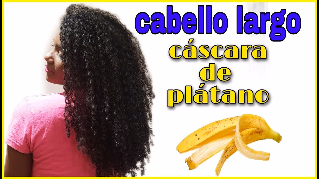 ¿Cómo usar la cáscara de banana para el cabello?