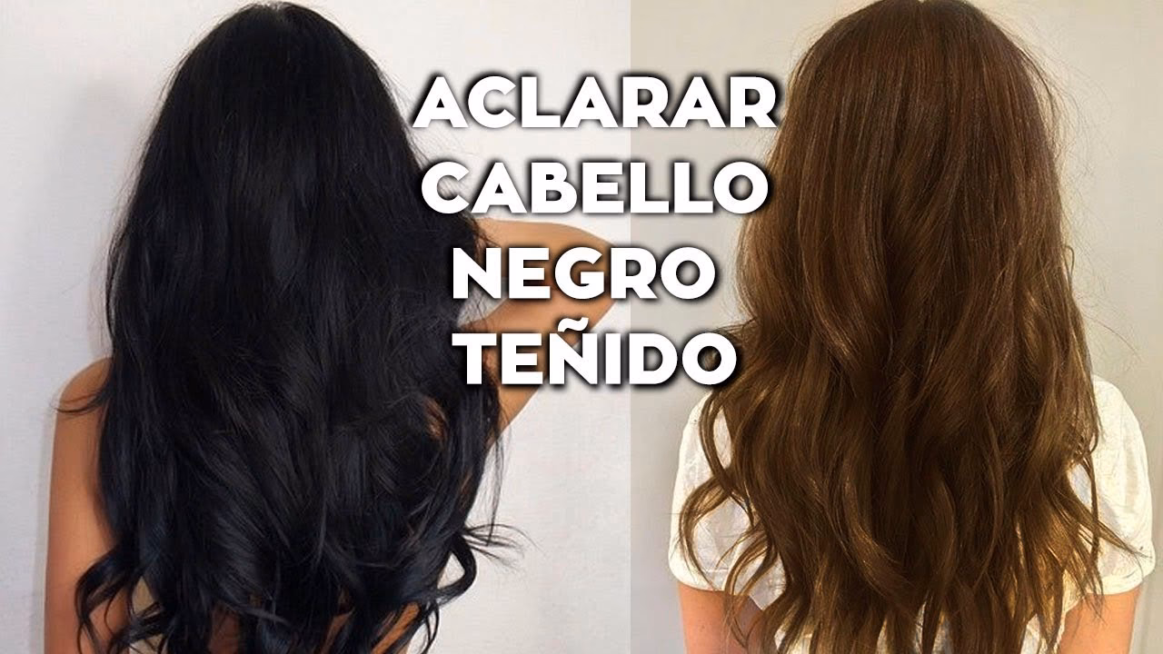 ¿Qué pasa si te pones tinte castaño claro sobre cabello negro?