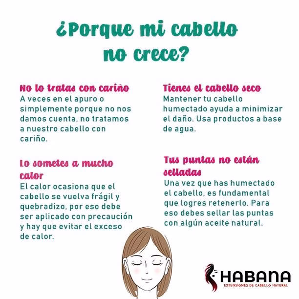 ¿Qué me falta si mi cabello no crece?