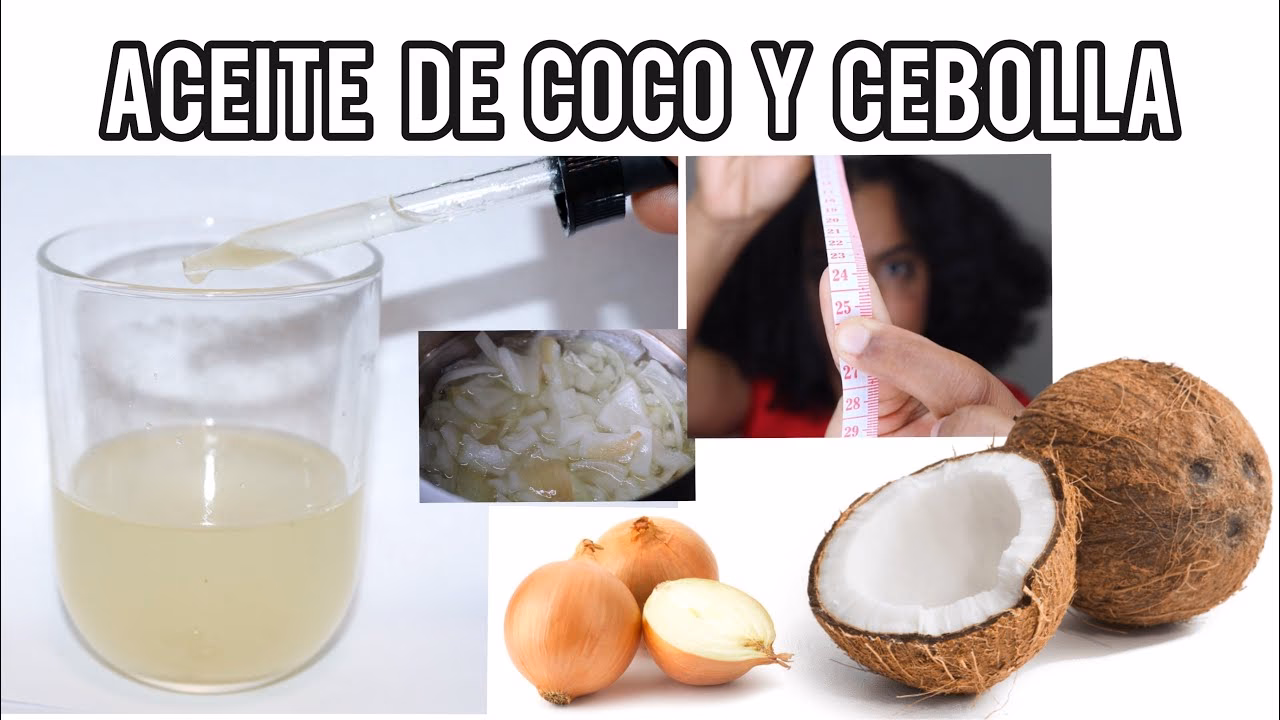 ¿Para qué sirve el aceite de coco con cebolla?
