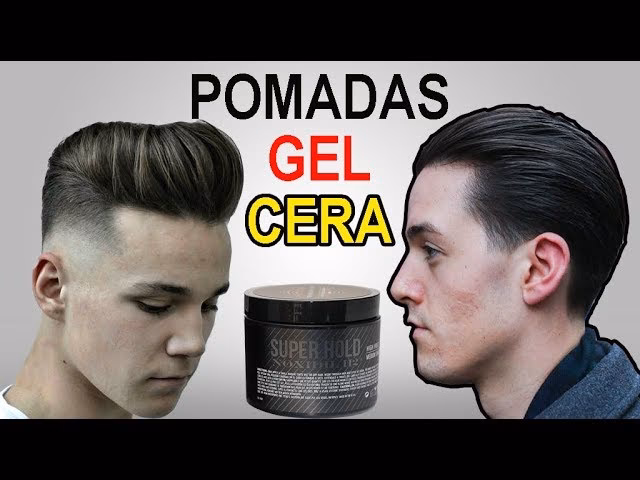¿Es la pomada mejor que la cera para el cabello?