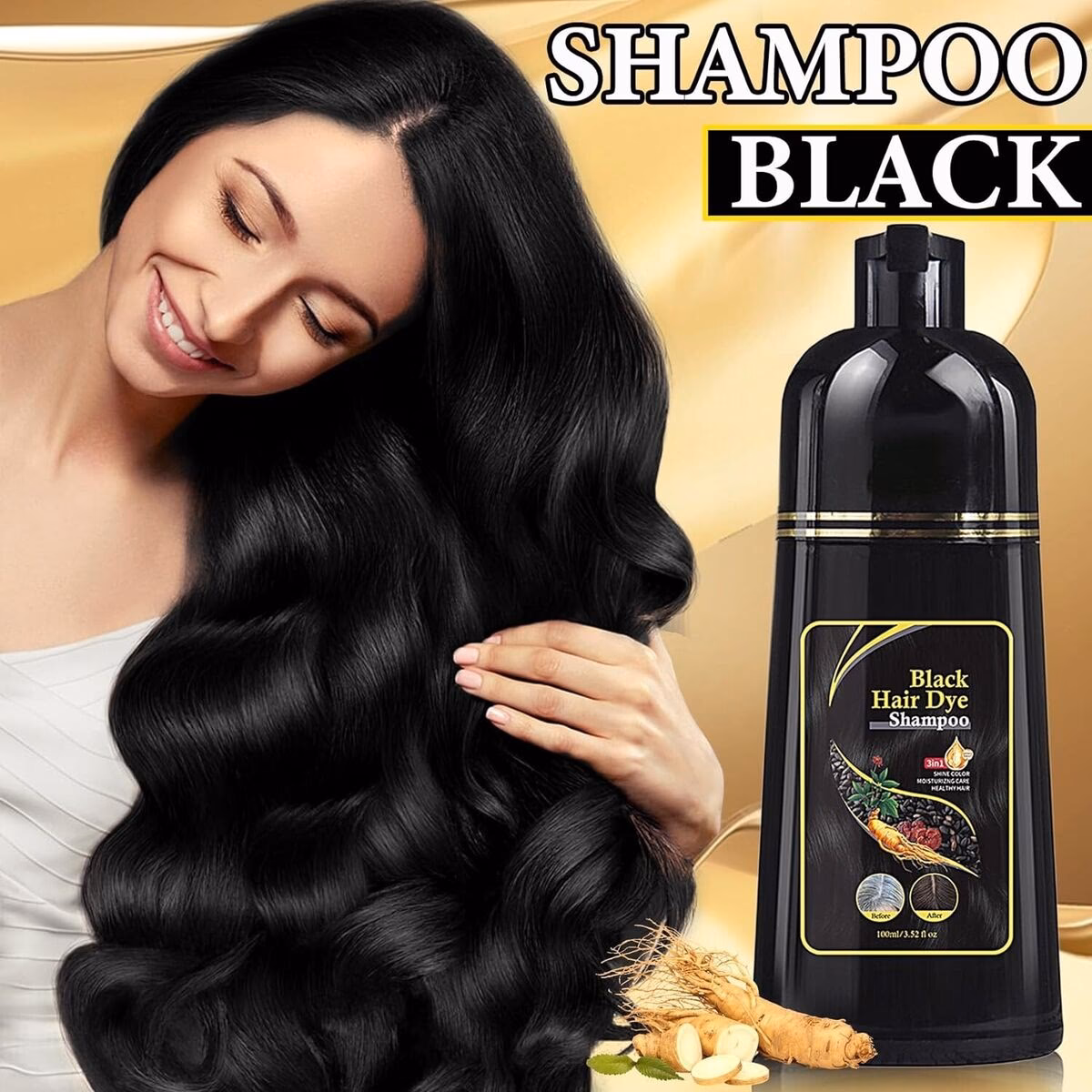 ¿Cuánto dura el champú para teñir el cabello negro?