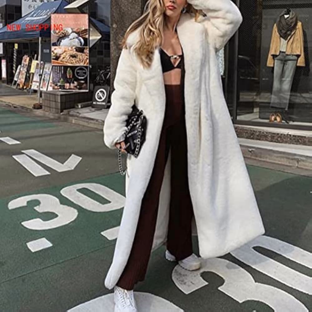 ¿Qué es un abrigo de piel blanco?