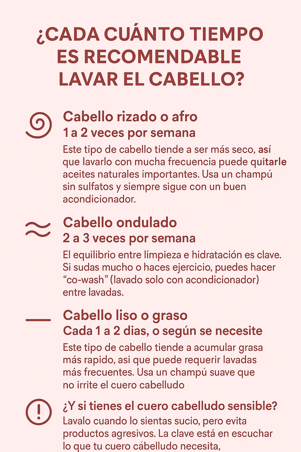 ¿Cuántas clases de lavado hay?