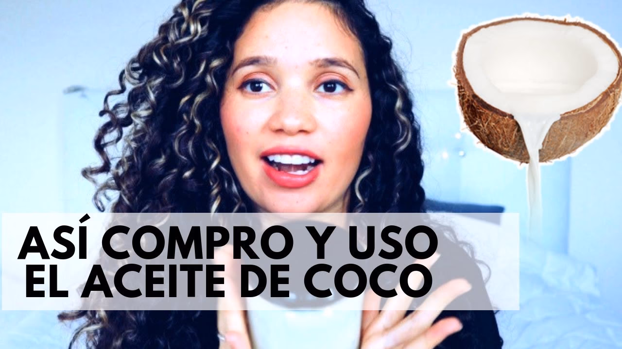 ¿Qué hace el coco en el pelo rizado?