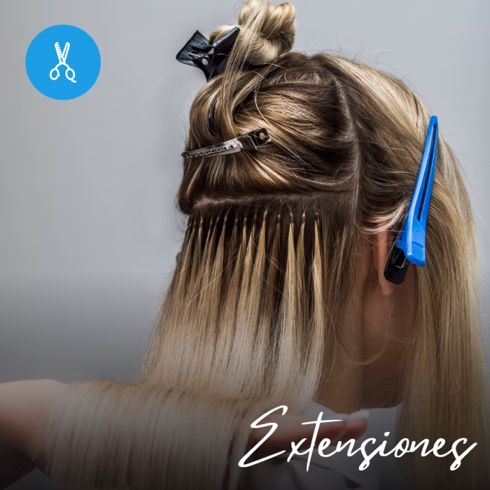¿Cuánto tardan en colocar extensiones de cabello?
