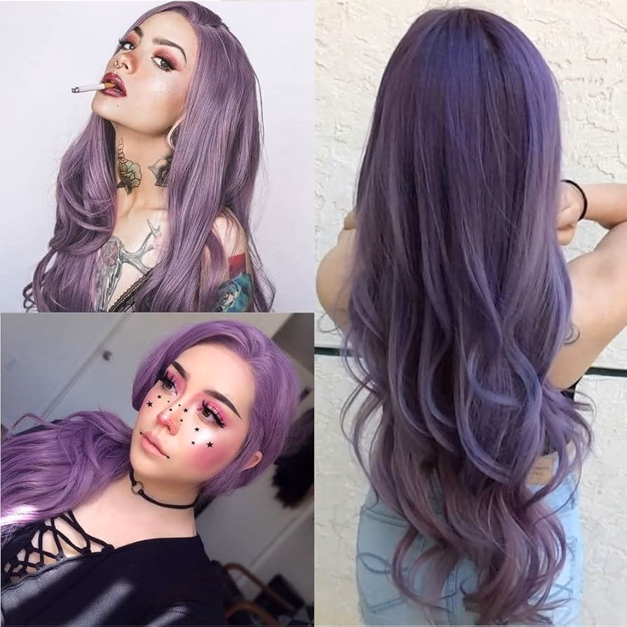 ¿Qué color de pelo combina con el lila?