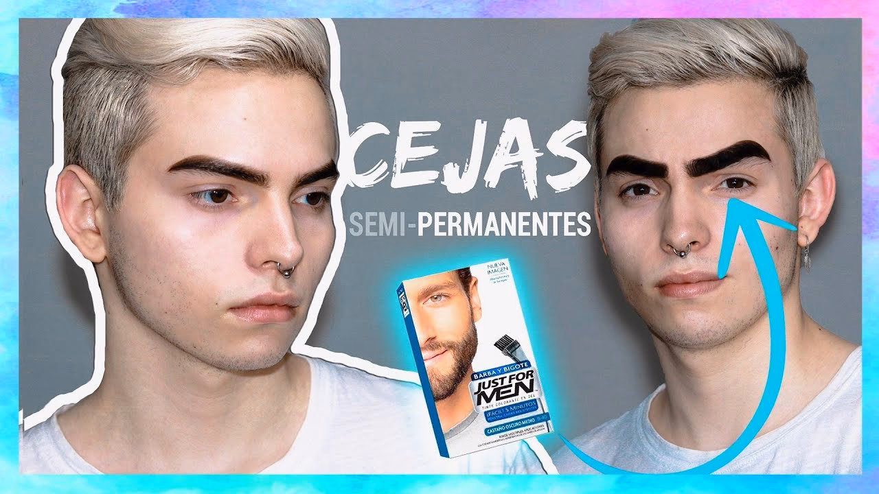 ¿Existe tinte para cejas para hombres?