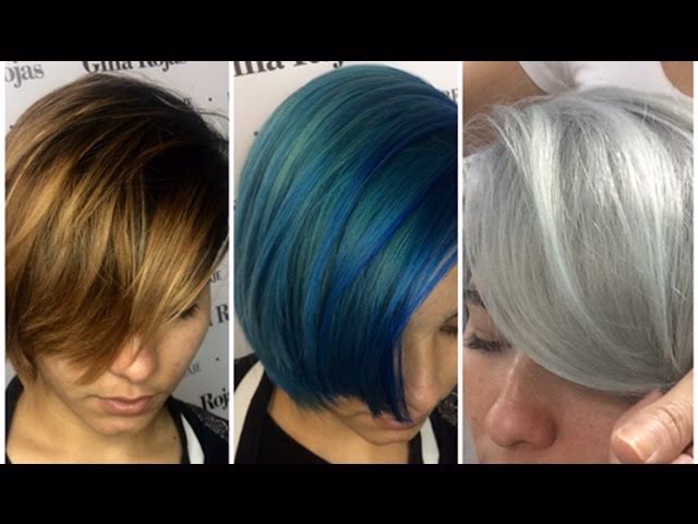 ¿Cómo combinar el cabello gris con el cabello castaño oscuro?