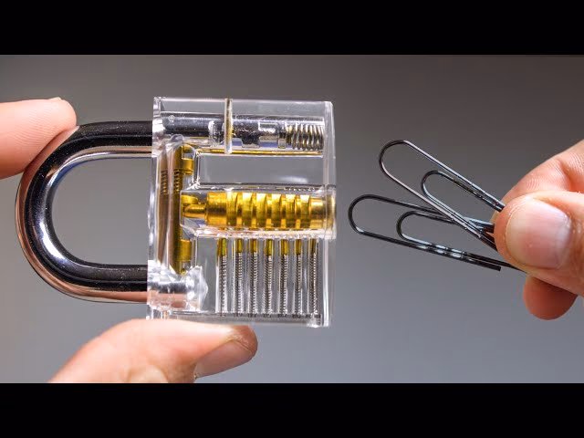 ¿Cómo abrir una cerradura de puerta que no tiene llave?