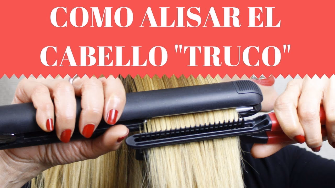 ¿Cómo conseguir un pelo súper liso con una plancha?