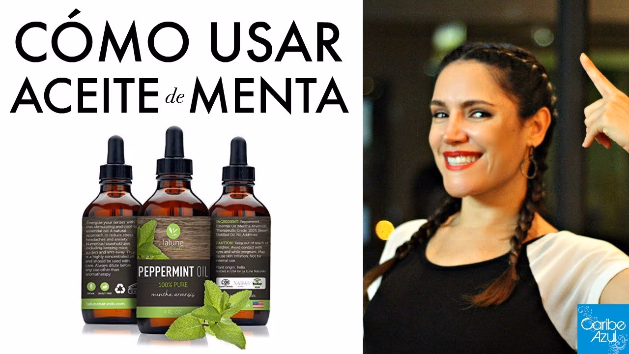 ¿Cómo utilizar el aceite de menta?