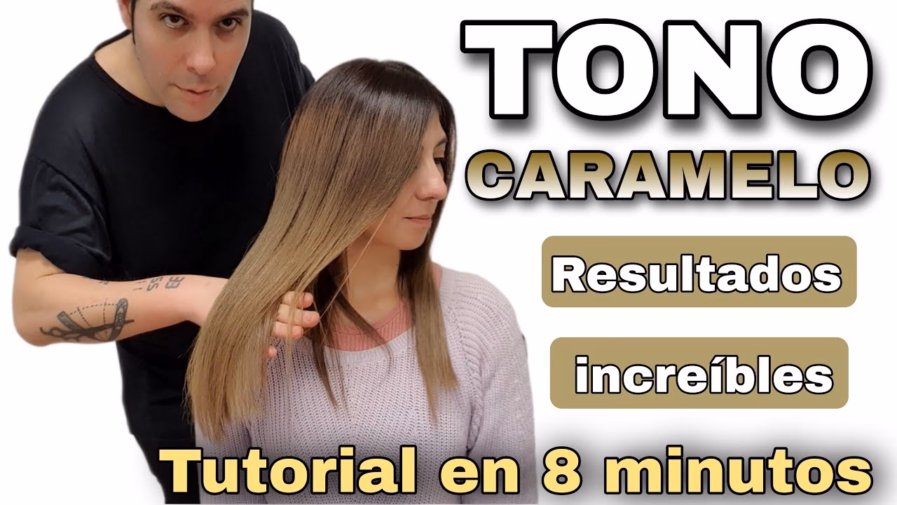 ¿Qué número de tinte sería el color caramelo?