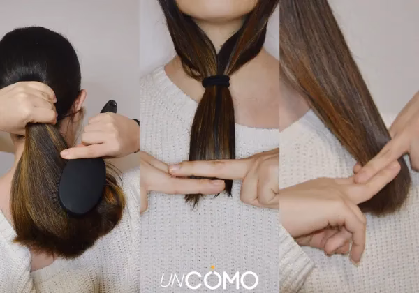 ¿Cómo dividir el pelo para cortar puntas?