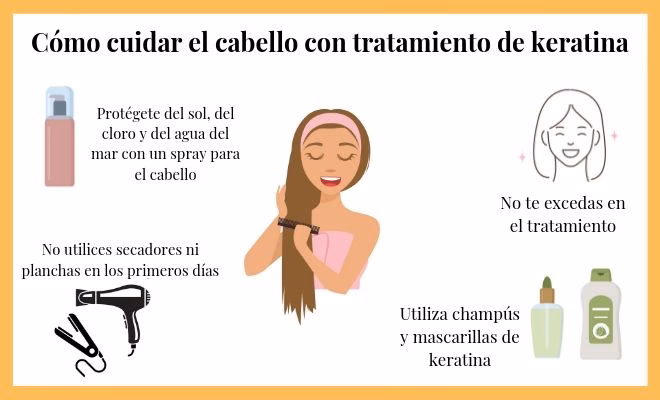 ¿Cómo mantener el pelo liso después de la keratina?