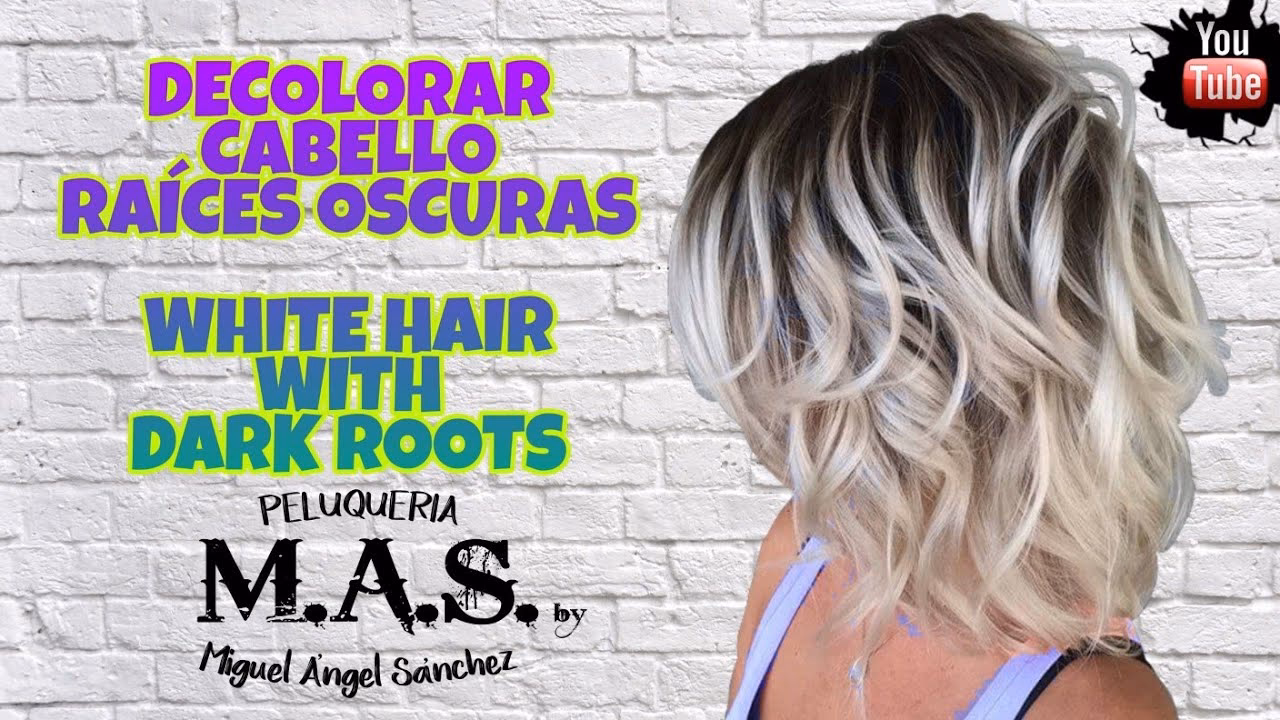 ¿Cómo puedo hacer que mi decoloración quede blanca?