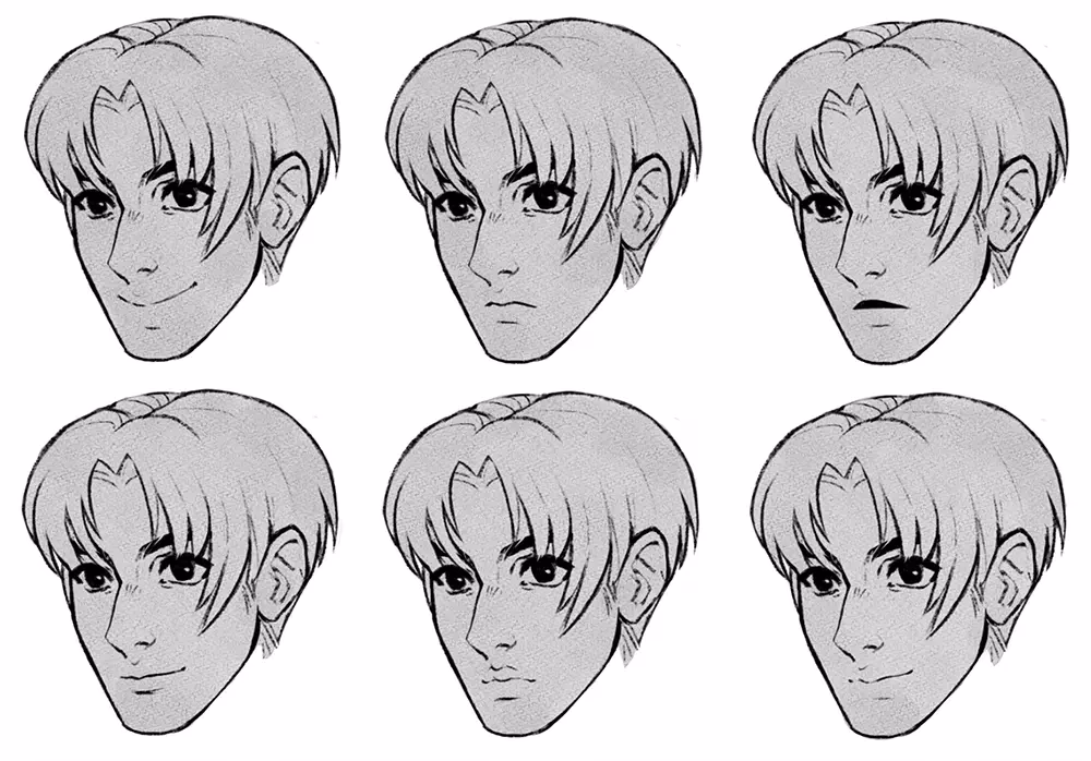 ¿Cómo dibujar bocas de hombre?