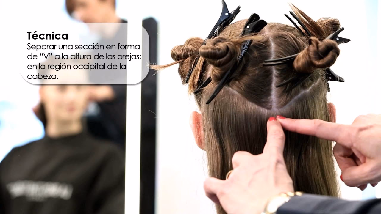 ¿Cómo dividir el cabello en secciones para teñirlo?