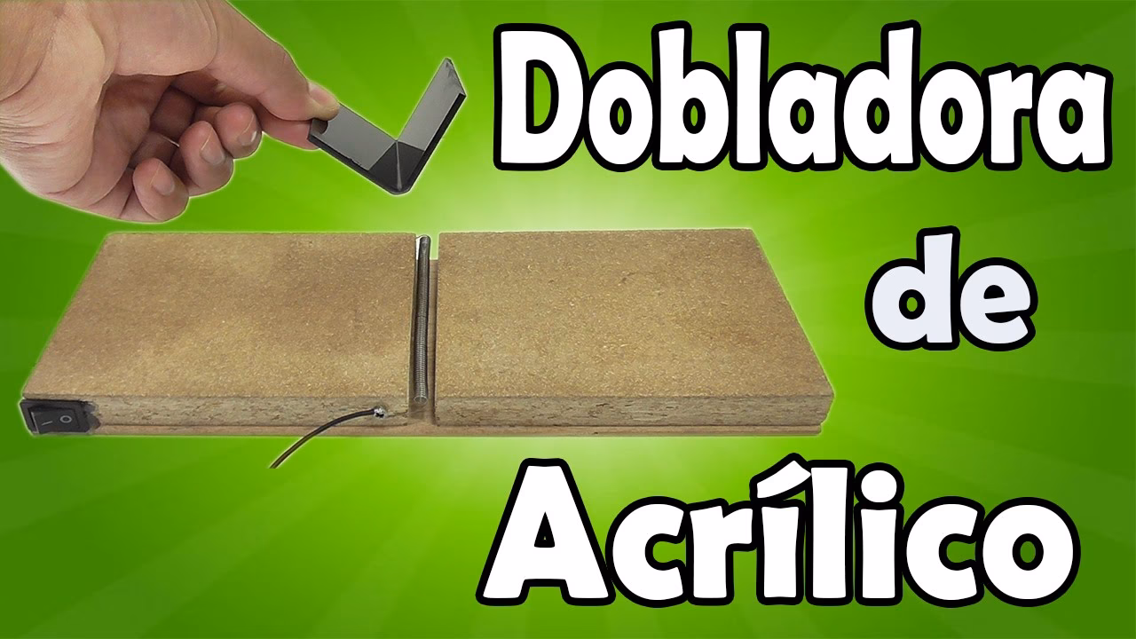 ¿Cómo calentar y doblar el acrílico?