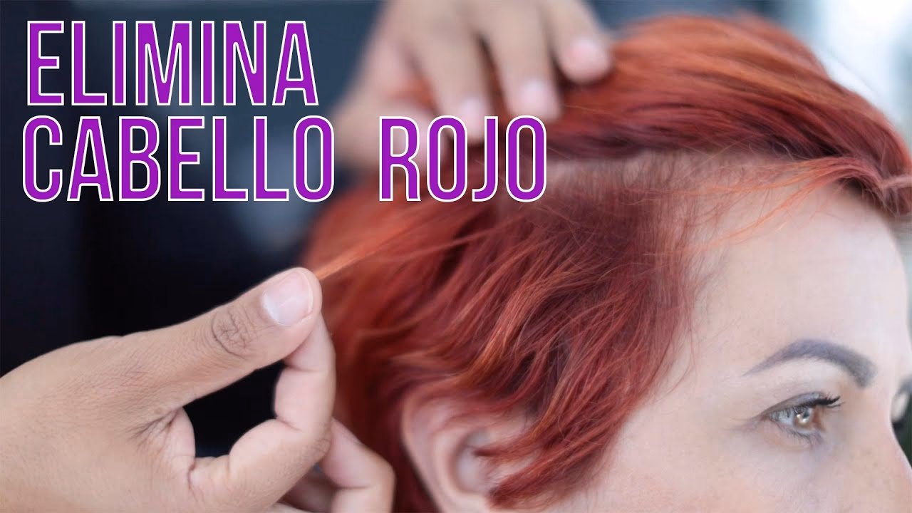 ¿Cómo arreglar un cabello teñido que es demasiado rojo?