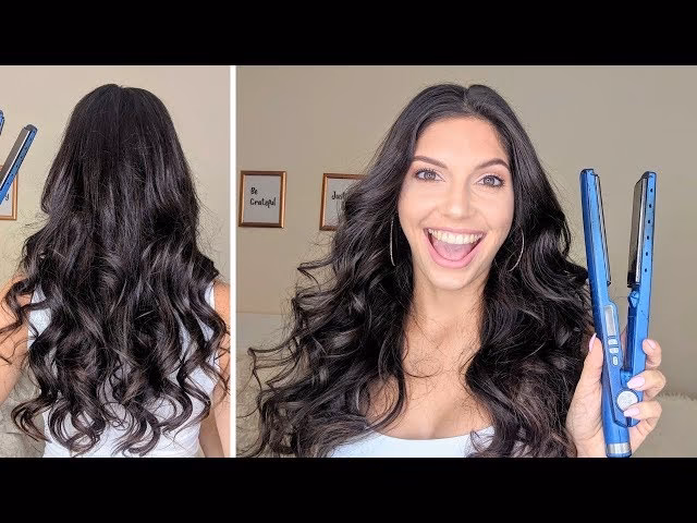 ¿Cómo peinar rulos con plancha?