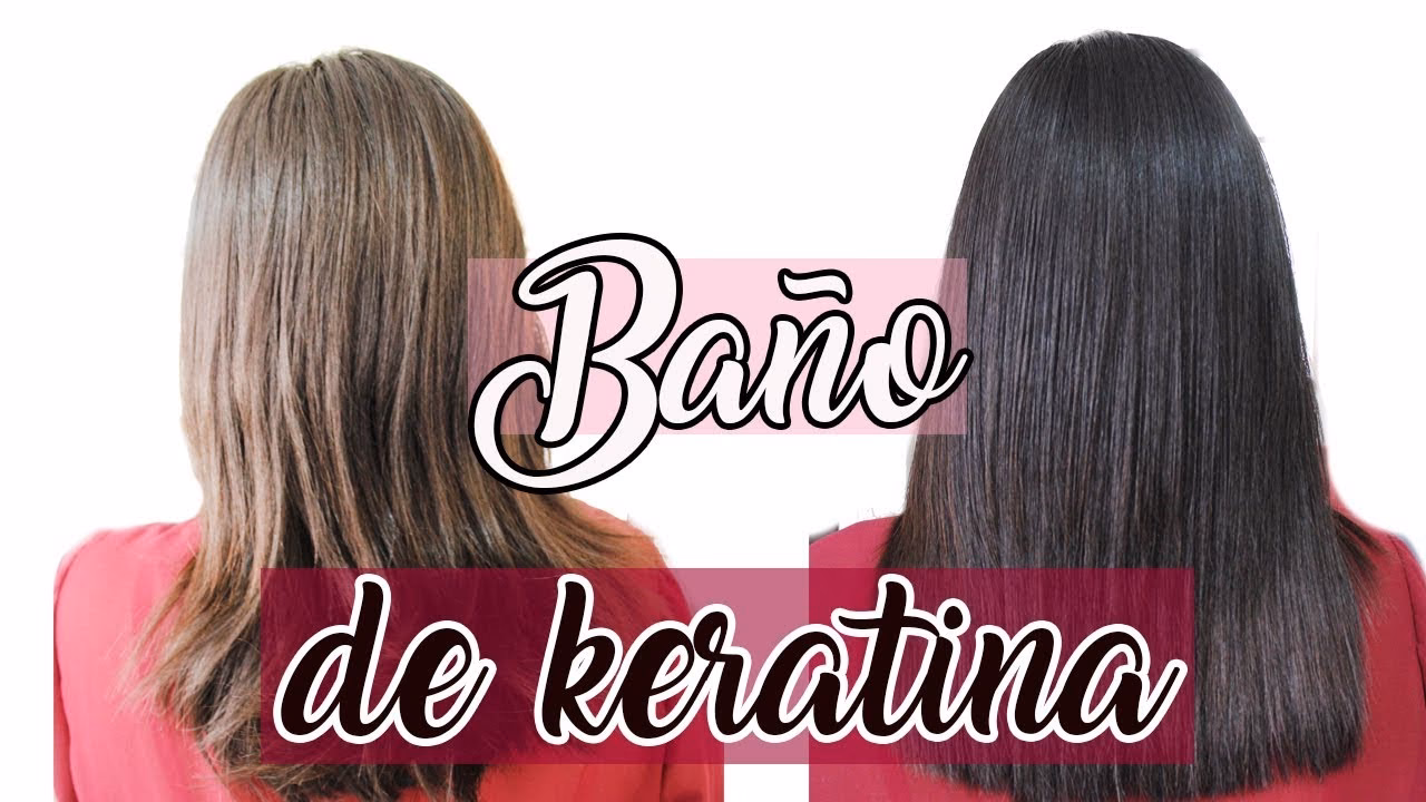 ¿Cómo se realiza un baño de keratina en el cabello?