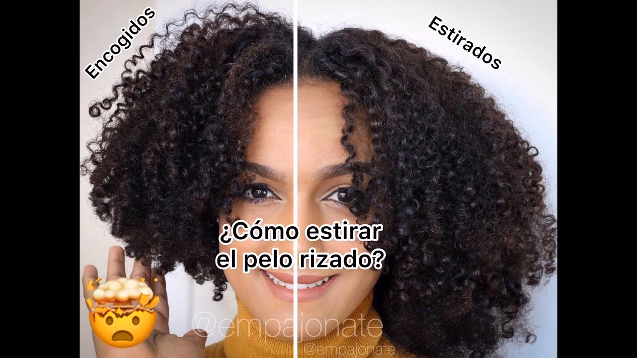 ¿Cómo estirar tu afro?