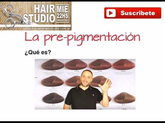 ¿Cómo se prepara la prepigmentación del cabello?